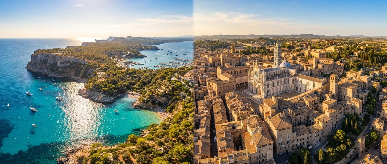 Coastal vs. Inland Europe: How Your Itinerary Changes Depending on Where You Focus