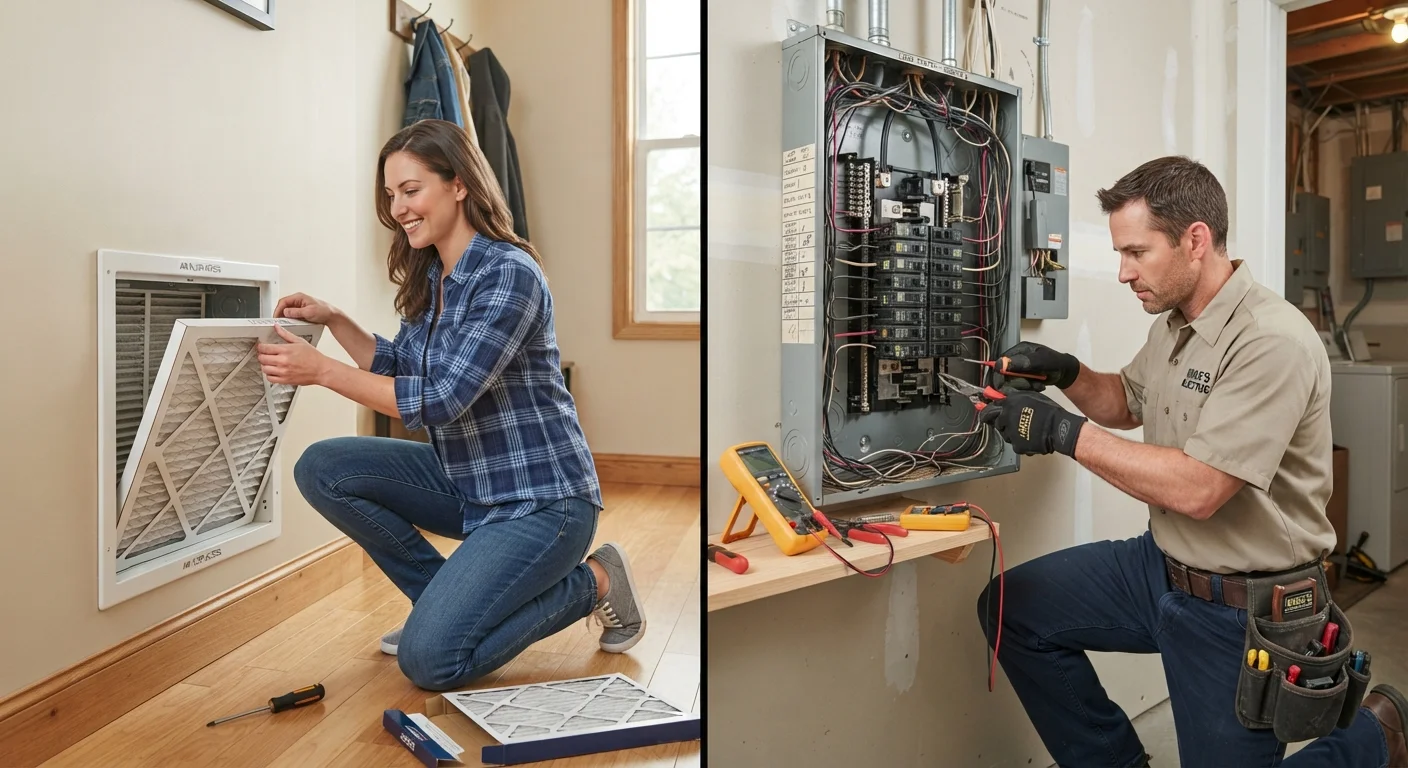 DIY Maintenance Tasks vs. Jobs That Belong to a Licensed Professional
