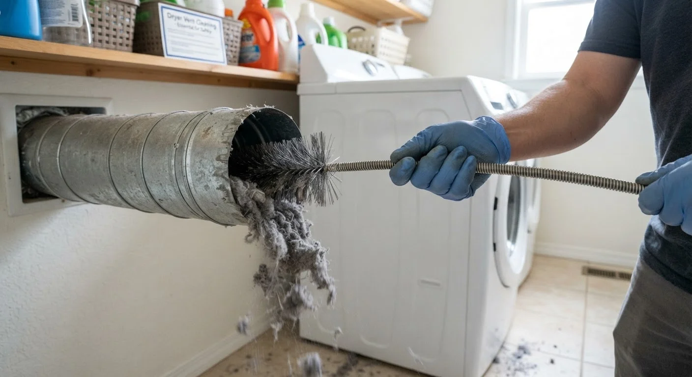 Dryer Vent Maintenance: The Safety and Efficiency Task Most People Overlook