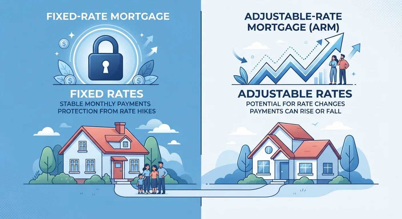 Fixed-Rate vs. Adjustable-Rate Mortgages: What the Difference Means for You