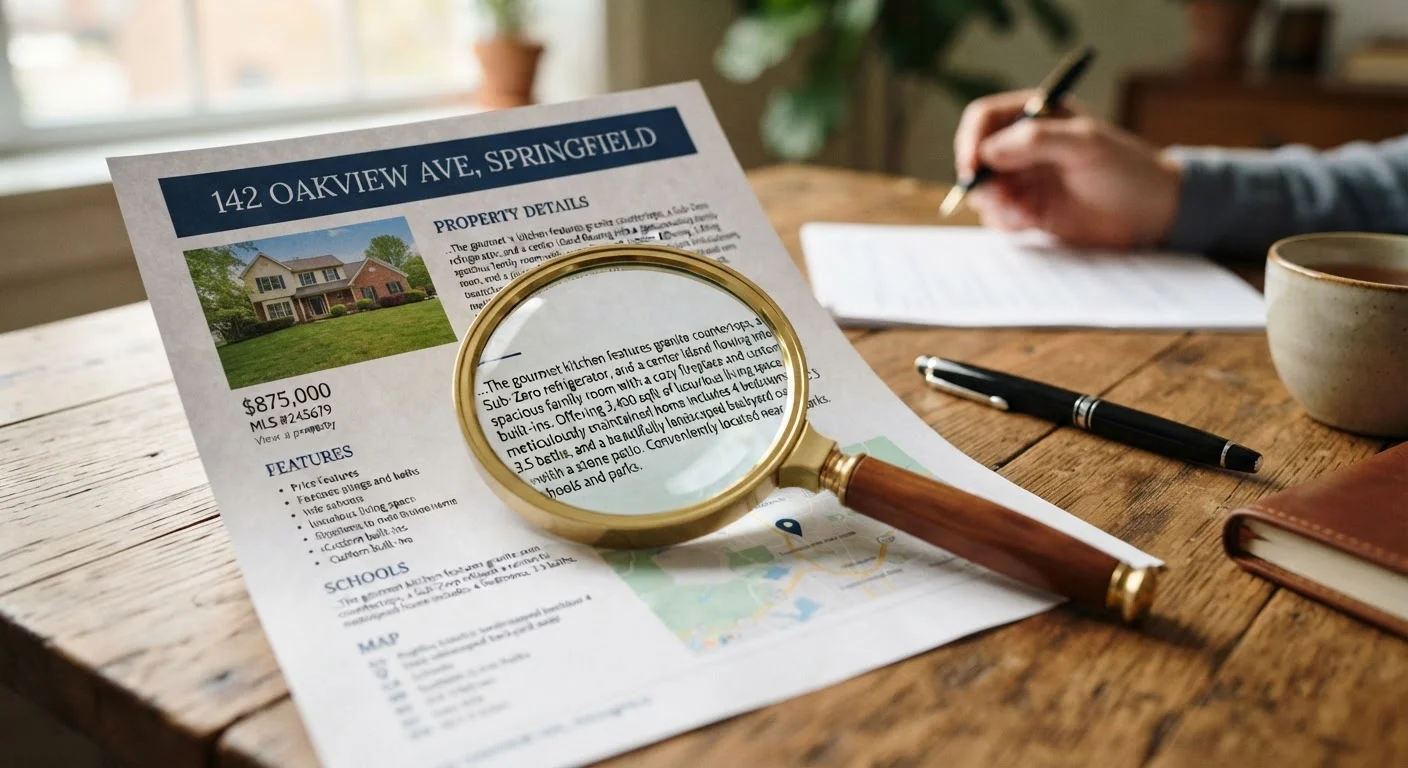 Reading a Listing Description Without Being Misled