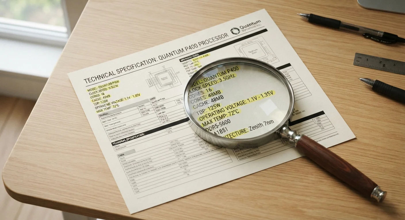 Specifications Demystified: Reading a Product Spec Sheet Without a Technical Background